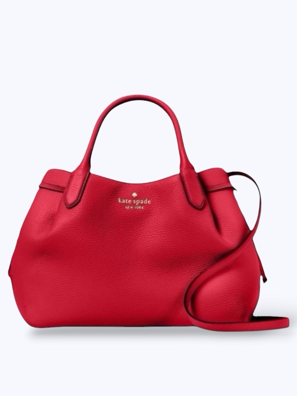 Kate Spade Perfect Cherry Red Dumpling Large Satchel Crossbody